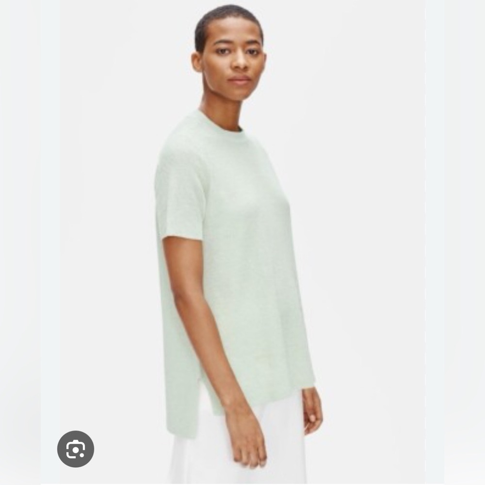 NWOT Eileen Fisher Organic Linen Light Sweater Tunic